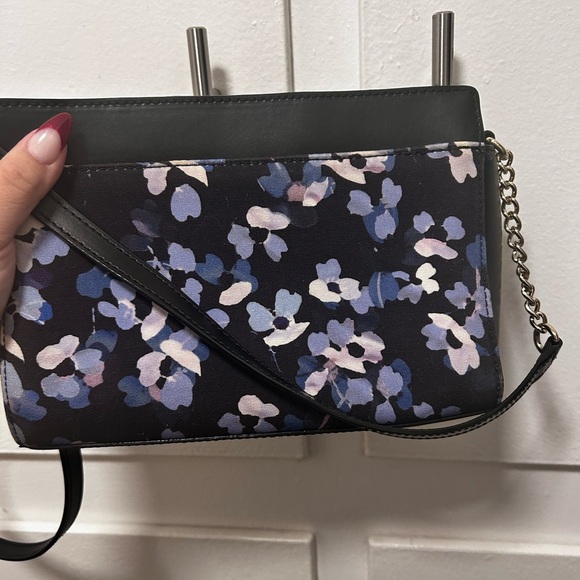 Kate Spade Black and Blue Floral Crossbody Bag - Picture 7 of 8